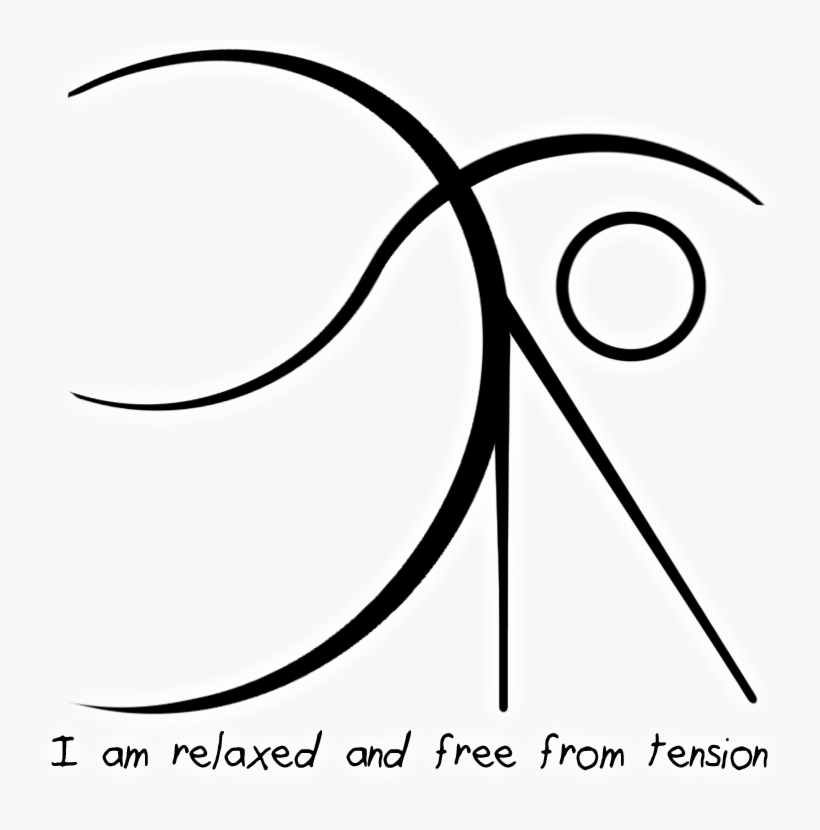 “i Am Relaxed And Free From Tension” Sigil Requested - Sigil To Start Over, transparent png