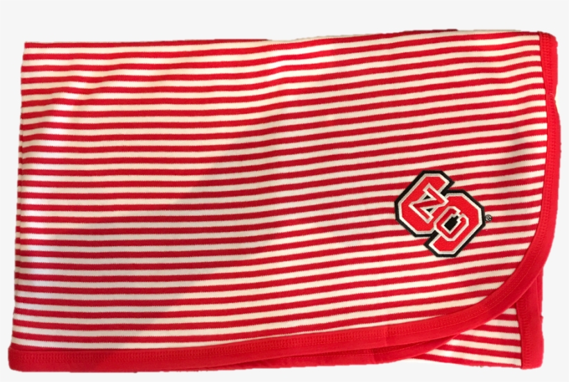 Nc State Wolfpack Red And White Striped Baby Blanket - Sports Jersey, transparent png