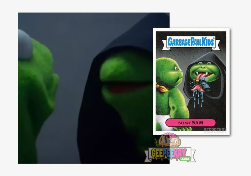 Evil Kermit - Garbage Pail Kids, transparent png
