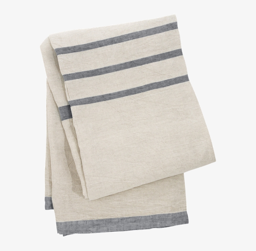 Usva Gray Stripe Tablecloth - Lapuan Kankurit ラプアン カンクリ Usva リネンブランケット ベージュxグレー 150x200cm, transparent png