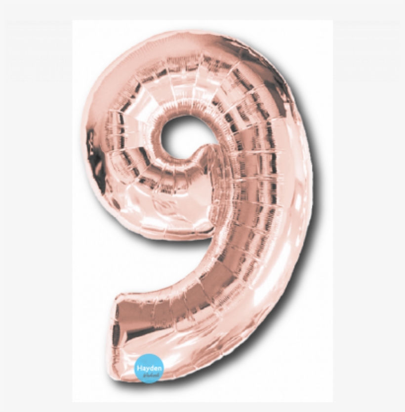 Make A Statement With This Gorgeous 100 Centimetre - Rose Gold 19 Balloons, transparent png