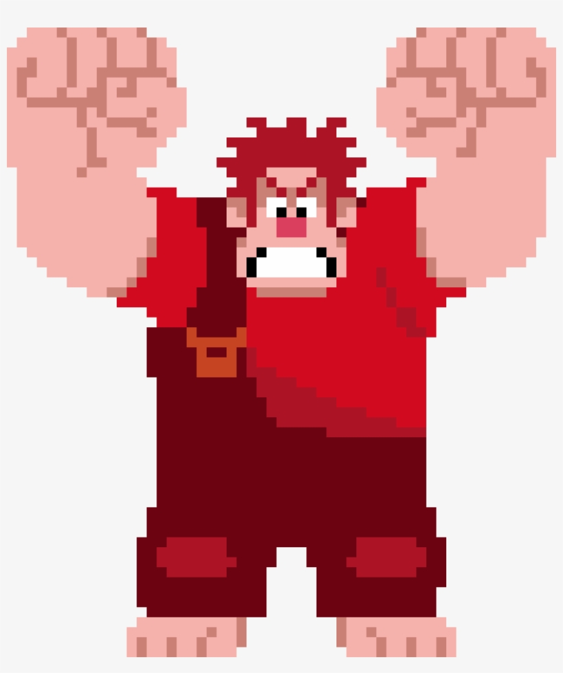 Wreck It Ralph Both Are Pixelated - Wreck It Ralph Emote, transparent png