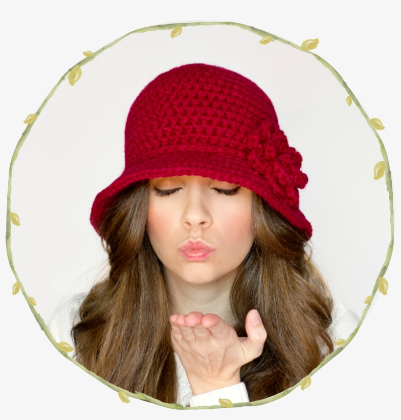 Hopeful Honey - Cute Crochet Hat Pattern, transparent png