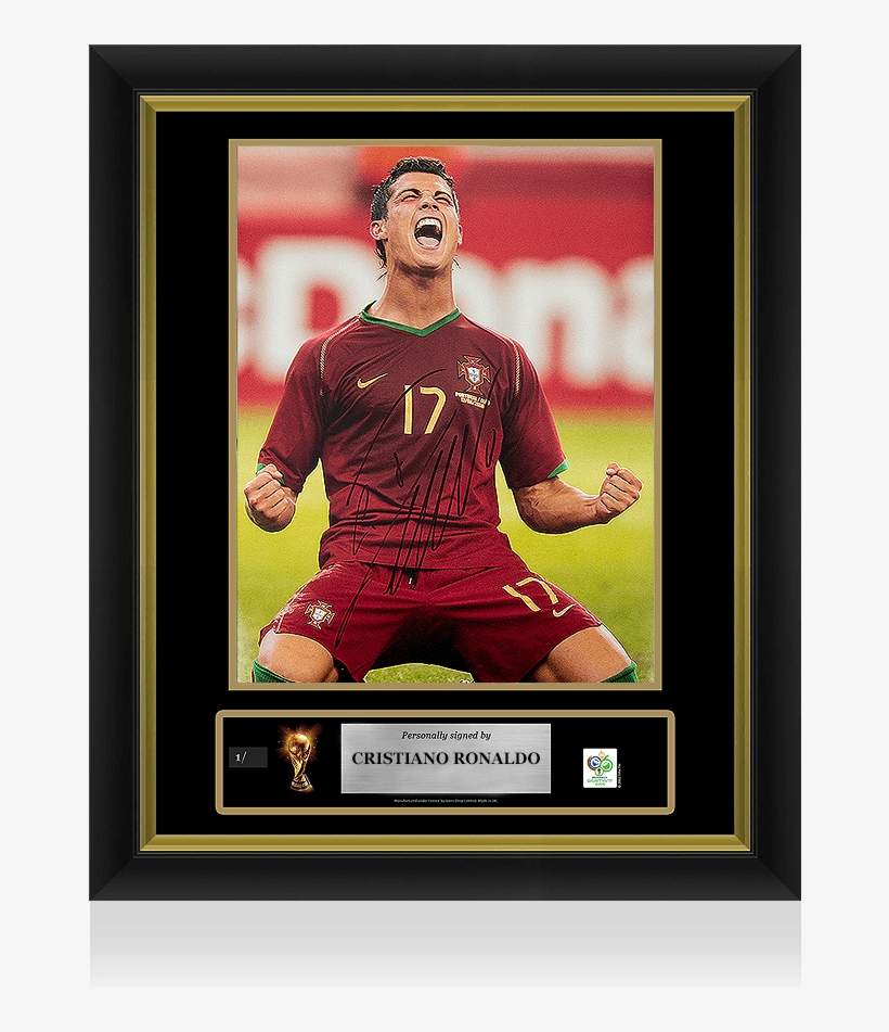Cristiano Ronaldo Official Fifa World Cup™ Signed And - Cristiano Ronaldo 2006 Portugal, transparent png
