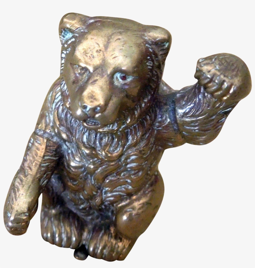 Early Victorian Bear Figural Sewing Pin Holder Or Cushion - Sewing, transparent png