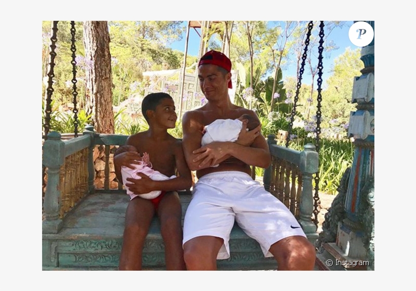 Cristiano Ronaldo Et Son Fils Cristiano Jr - Cristiano Mit Sohn Ronaldo, transparent png