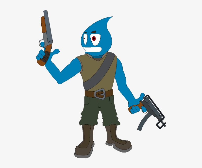 The Final Product, Converted In Photoshop And Colorized - Cartoon, transparent png