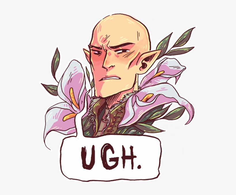 Dragon Age - Inquisition - Solas - Stickers Solas Dragon Age, transparent png