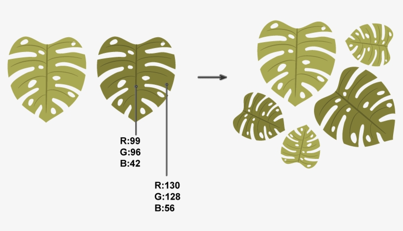 How To Create Other Monstera Leaves - Leaf, transparent png