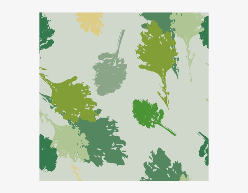 Leaves Pattern Square Coaster - Greeting Card, transparent png
