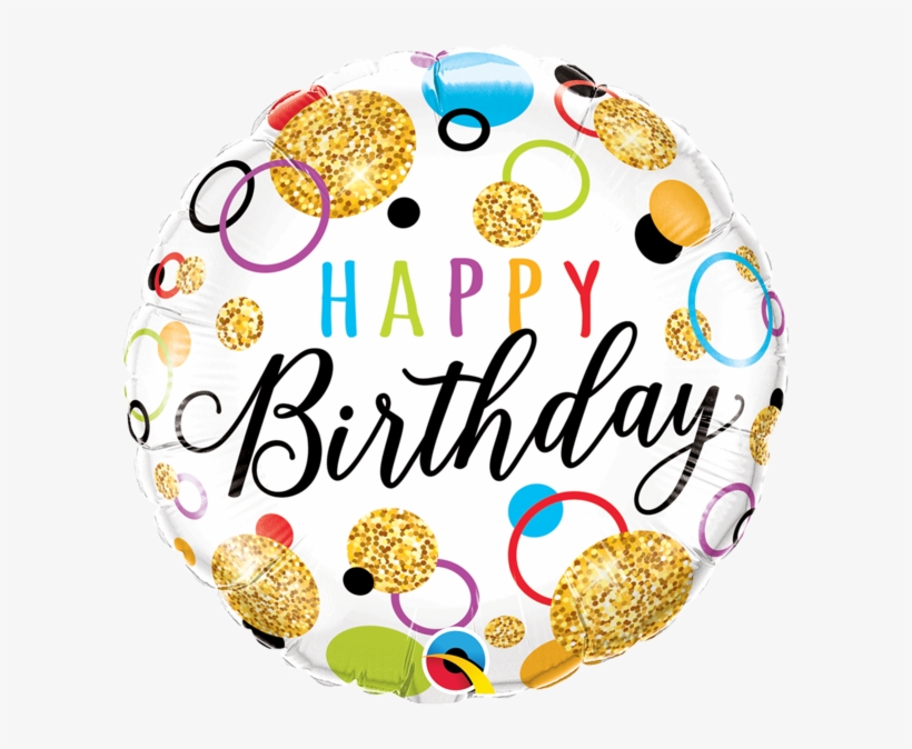 Birthday Glitter Dots - Happy Birthday Glitter, transparent png
