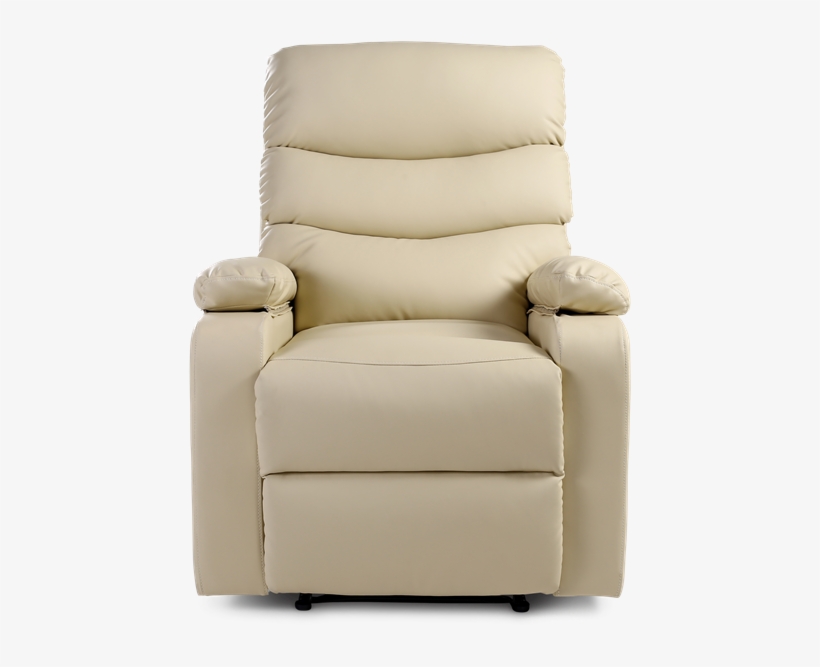 Ashley Manual Recliner Chair In Cream Img 4, transparent png
