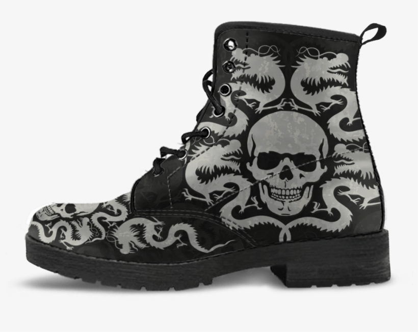 Skull Obsession Dragon Skull Boots Ii - Teach Peace World Boots - Men & Women, transparent png