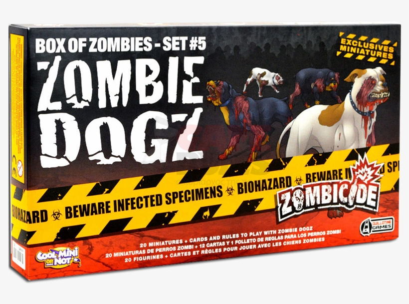 Zombicide Box Of Zombies Set #5 Zombie Dogz, transparent png