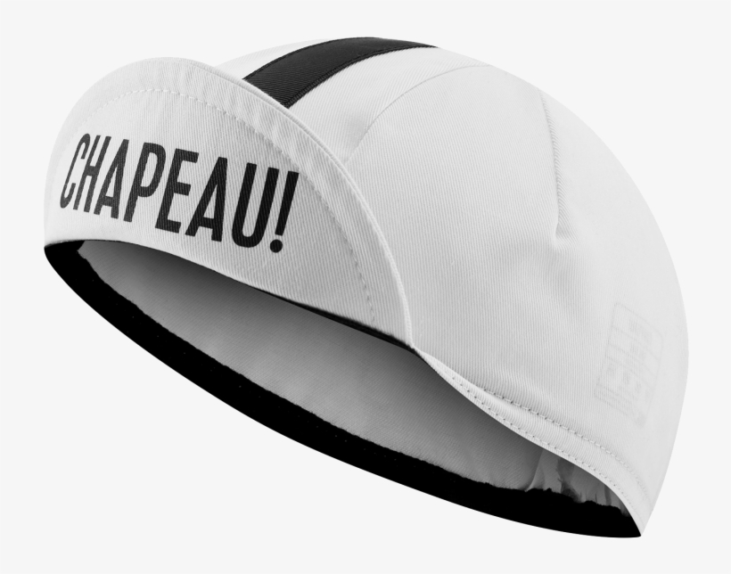 Chapeau Cotton Cap White Block Stripe - Bicycle, transparent png