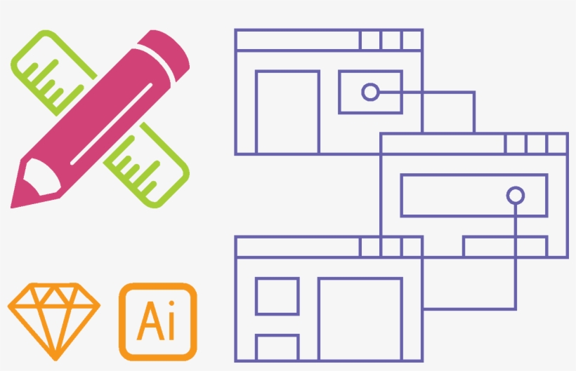 Design Prototyping - Illustration - 1500x917 PNG Download - PNGkit