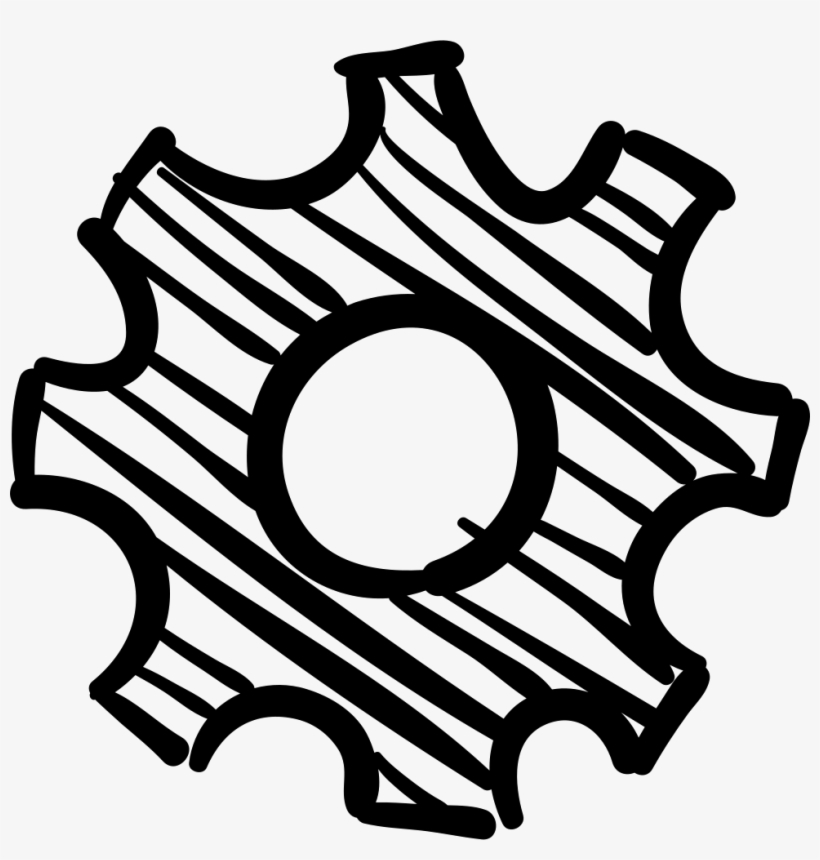 Png File Svg - Gear Sketch Png, transparent png