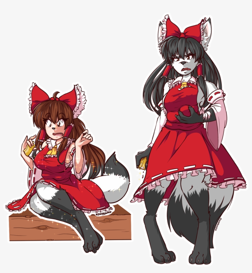 Reimu's Transformative Treat - Cartoon, transparent png