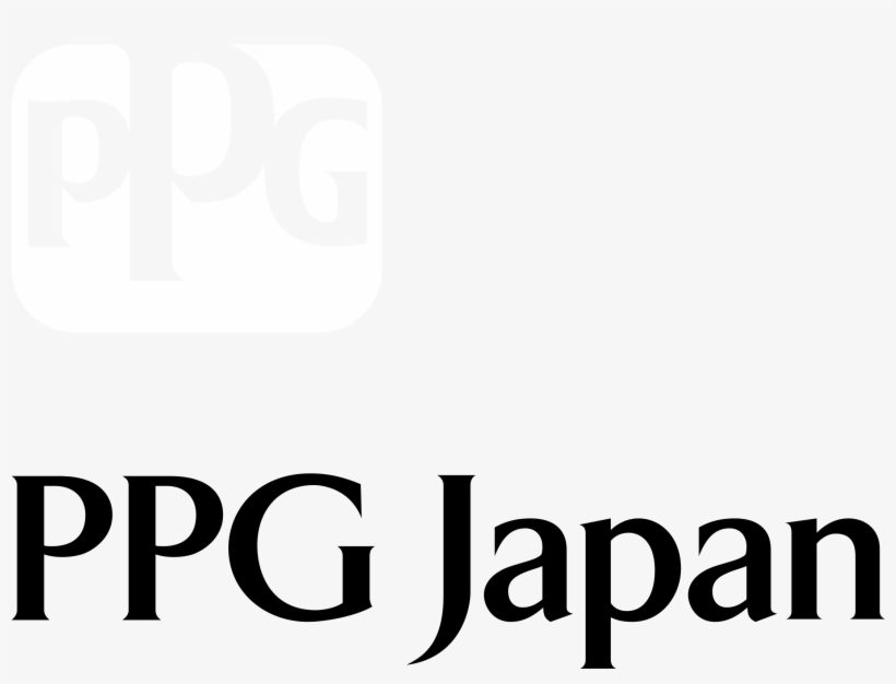 Ppg Japan Logo Black And White - Ppg Industries, transparent png