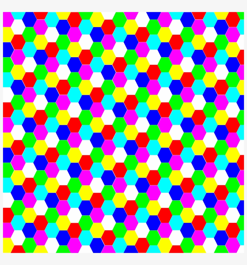 Free Hexagon Colorful - Three Way Chess, transparent png