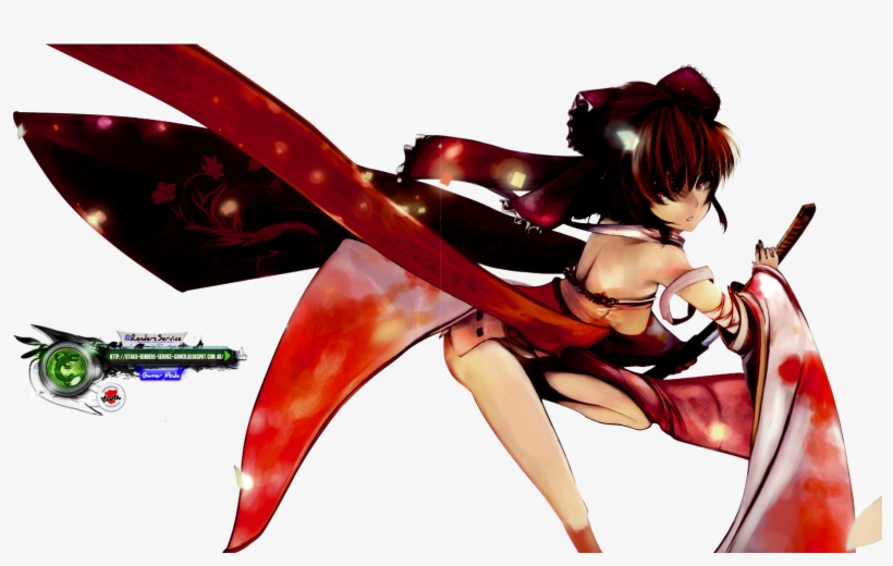 Hakurei Reimu Artics Hd Render, transparent png