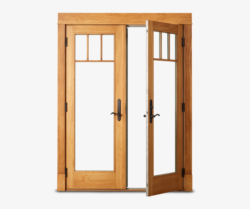 Frenchwood® Hinged Patio Doors, transparent png