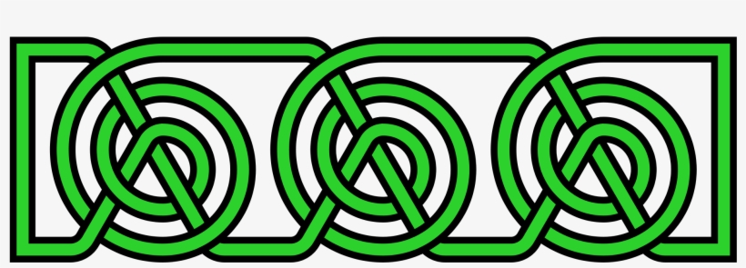 Open - Celtic Knot Green, transparent png