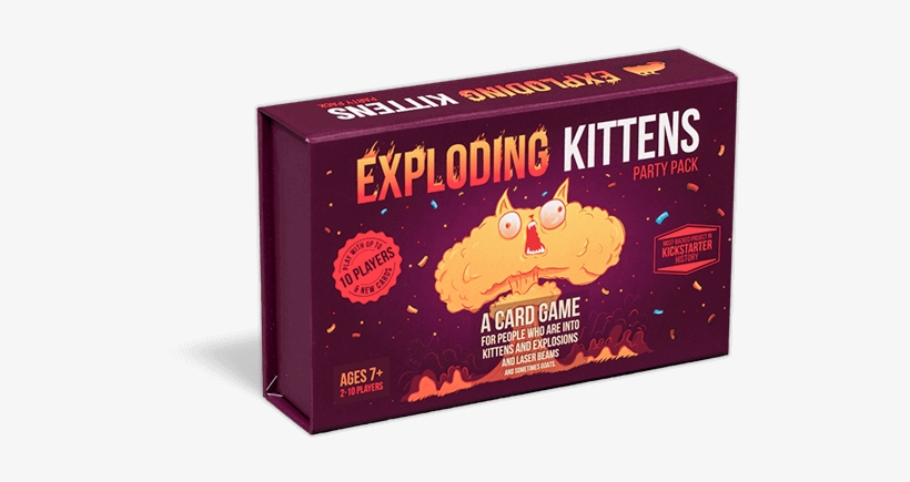 Exploding Kittens Party Pack Cards, transparent png