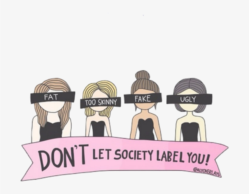 Fashion Inspiration From Tumblr - Labels Are For Clothes Not People, transparent png