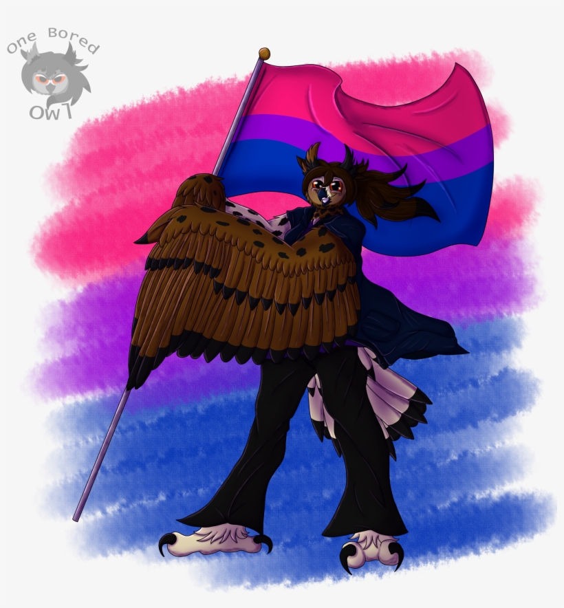 Bisexual Owl Pride - Bisexuality, transparent png