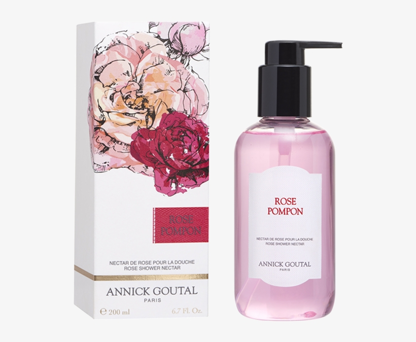 Annick Goutal Rose Pompon Shower Nectar, transparent png
