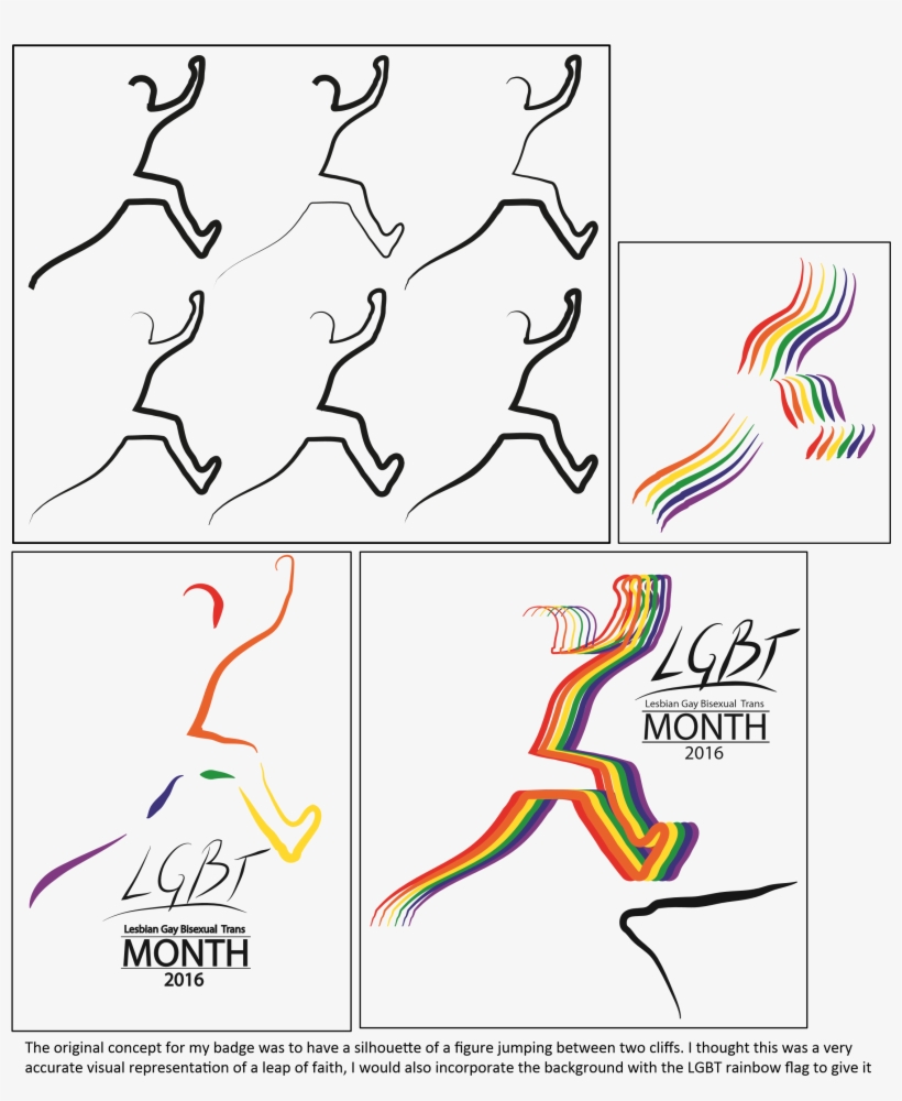 The Original Concept For My Badge Was To Have A Silhouette - Diagram, transparent png