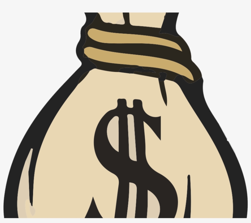 Dollar Sign X Carwad Net - Drawing Of A Bag Of Money, transparent png