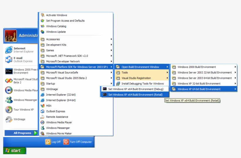 Using Visual Studio 2005 Ide With Platform Sdk, transparent png