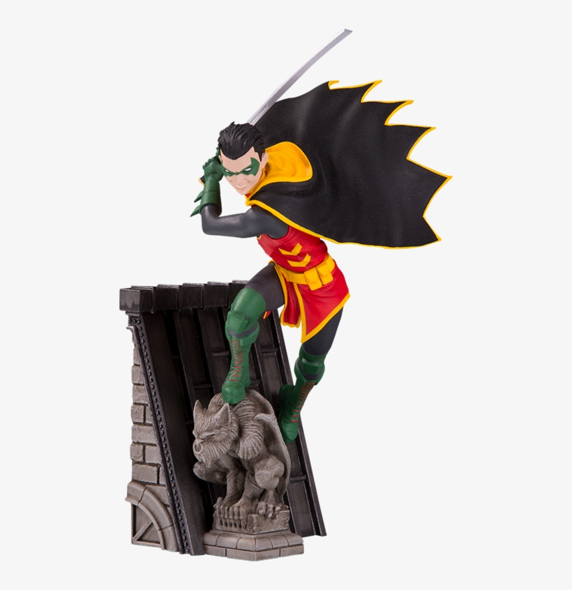 71" Dc Comics Statue Robin Bat Family - Robin, transparent png