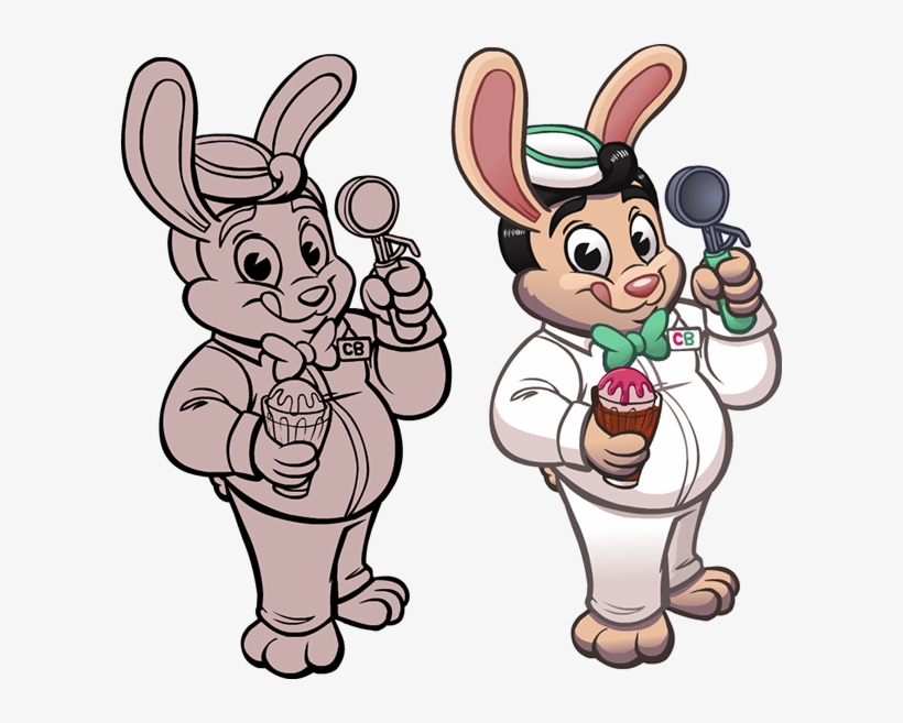 Bunny Boy Mascot, Loosely Inspired By Michigan Restaurant - Cartoon, transparent png