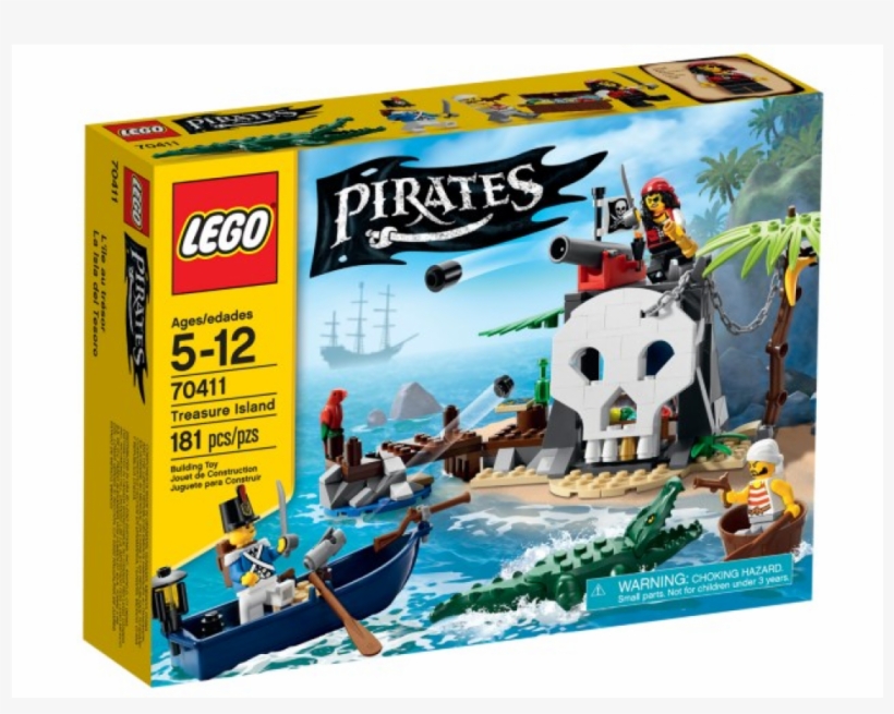 Lego Pirates 70411 Treasure Island, transparent png