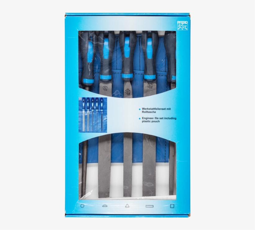 Files For The Workshop - Pferd Werkstattfeilen In Rolltasche 520 Wru 200 Mm, transparent png