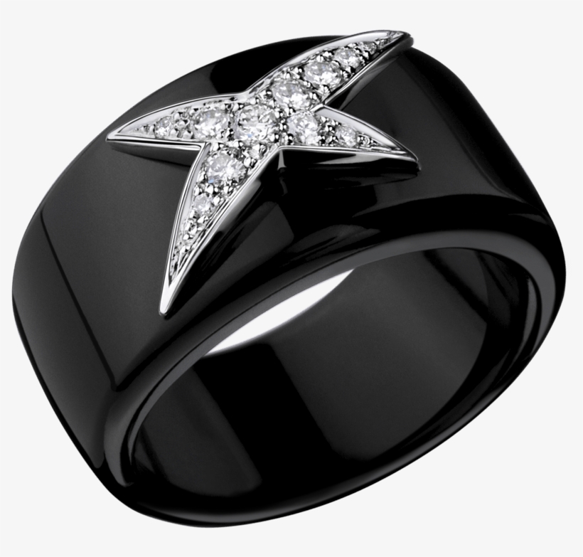 Bague "etoile Du Démon\ - Bague Ceramique Mauboussin, transparent png