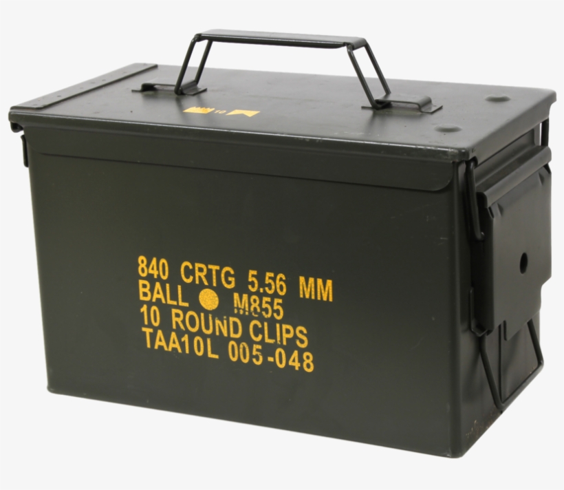 Ammo Box Png - .30 Cal Ammo Can (m19a1), transparent png