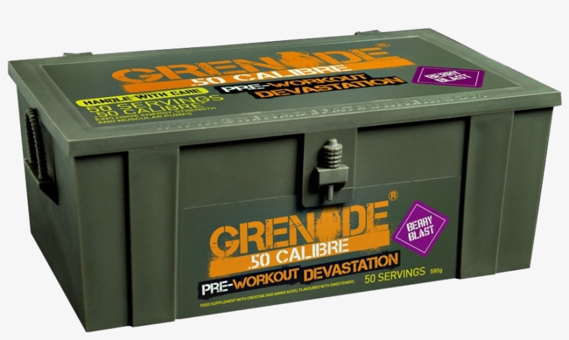 50 Calibre Pre Workout Devastator Ammo Box - 50 Caliber Pre Workout, transparent png
