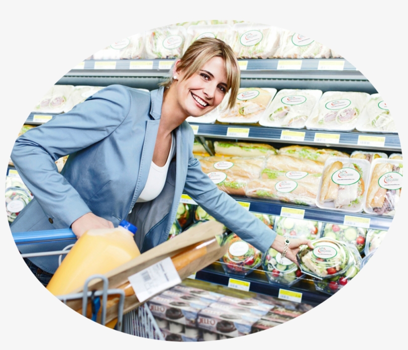 Woman Smiling While Shopping - Girl, transparent png