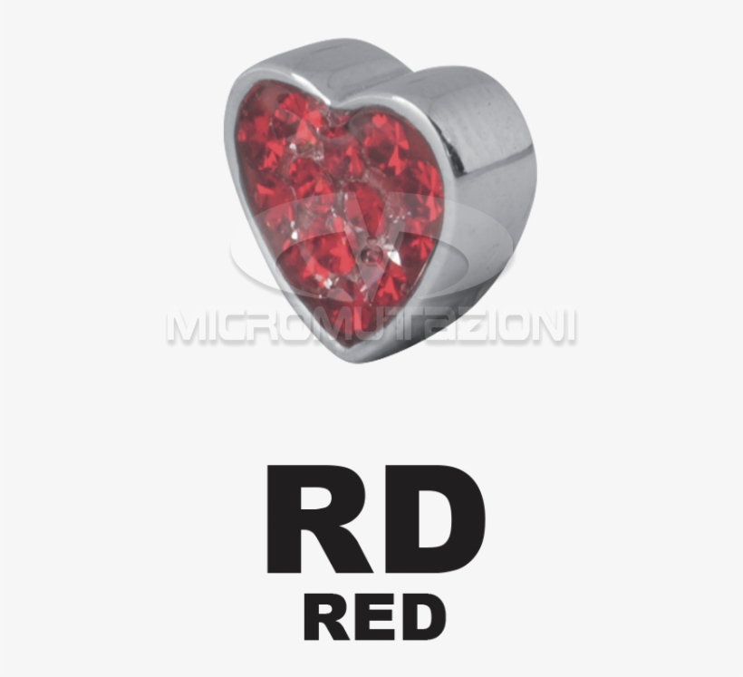 Heart Crystal Tongue Component Ear - Swarovski Ag, transparent png