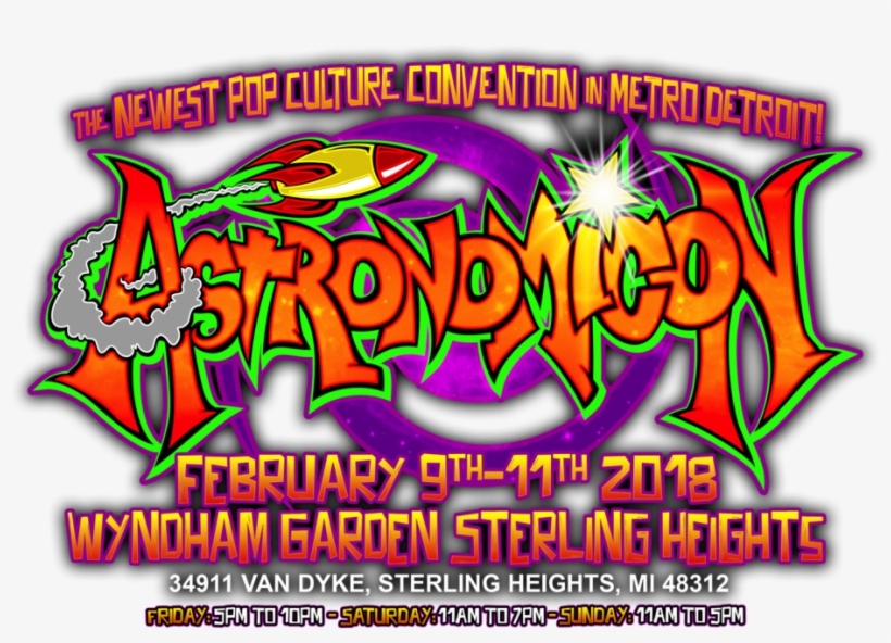 The Inaugural Astronomicon Pop Culture Convention Will - Graphic Design, transparent png