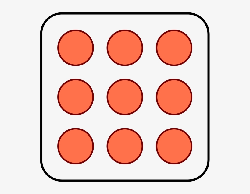 File - Dice-9a - Svg - Dice 5, transparent png