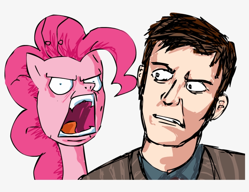 Artist-arehamish Doctor Who Forever Pinkie Pie Tenth - Cartoon, transparent png