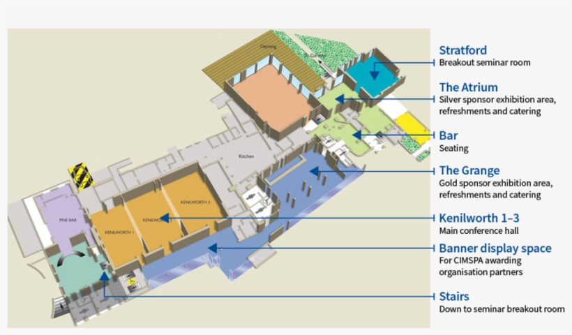 Chesford Grange Context Map 1100px - Plan, transparent png