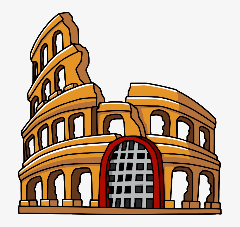 This Png File Is About قديم , Coliseum , Tourism , - Imagenes De Roma Animado, transparent png