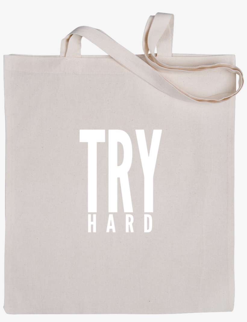 Try Hard Weiß Sonstiges Bag Beige, transparent png
