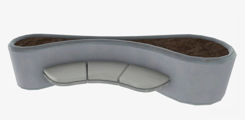 Institute Bench Right - Leather, transparent png